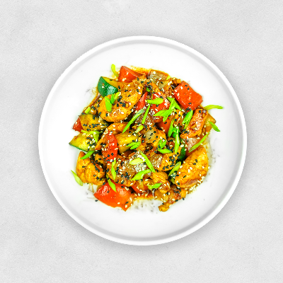 Курица по корейски Изображение Курица по корейски - Кафе Папино
