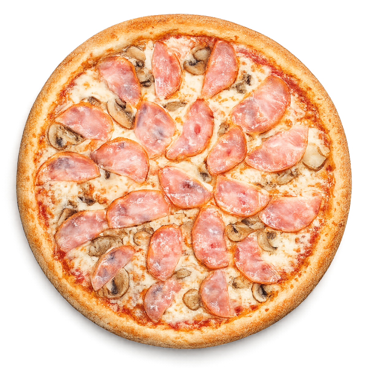 Пицца Ветчина и грибы Изображение Пицца Ветчина и грибы - park&pizza