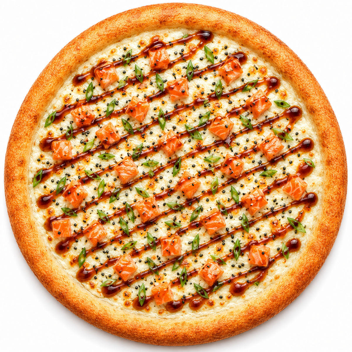 Пицца Терияке с лососем Изображение Пицца Терияке с лососем - park&pizza