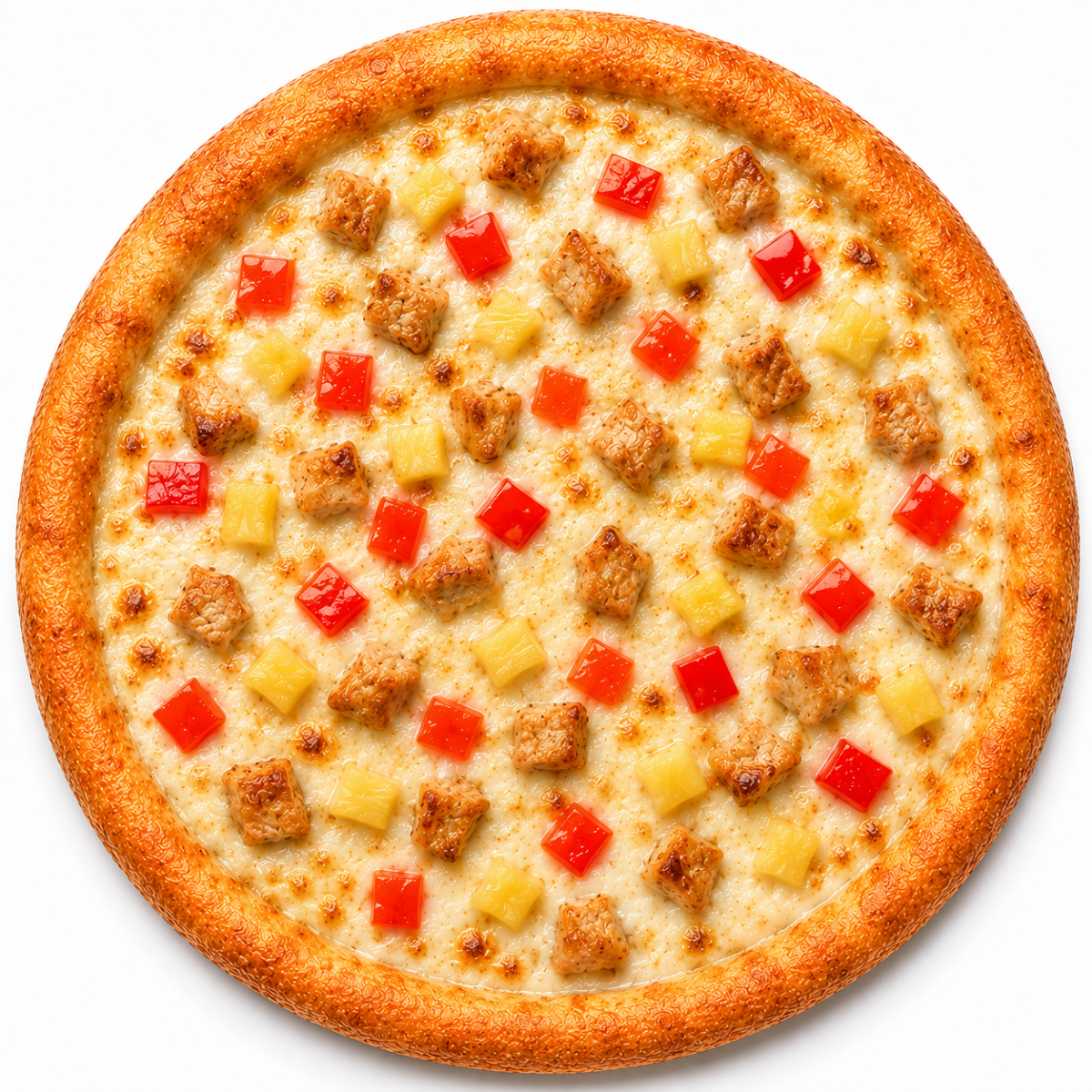 Пицца с курицей и ананасом Изображение Пицца с курицей и ананасом - park&pizza