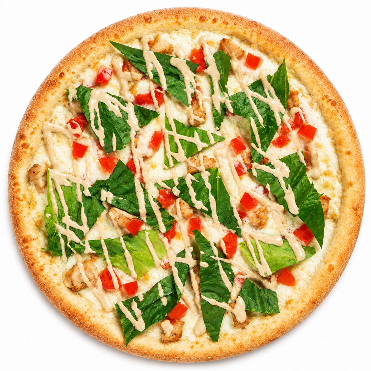 Пицца Цезарь с курицей Изображение Пицца Цезарь с курицей - park&pizza