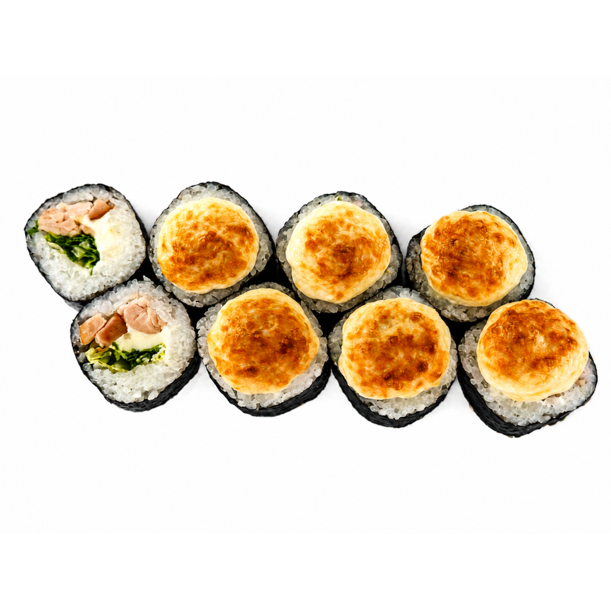 Запеченый с курицей Изображение Запеченый с курицей - СУШИ БРО