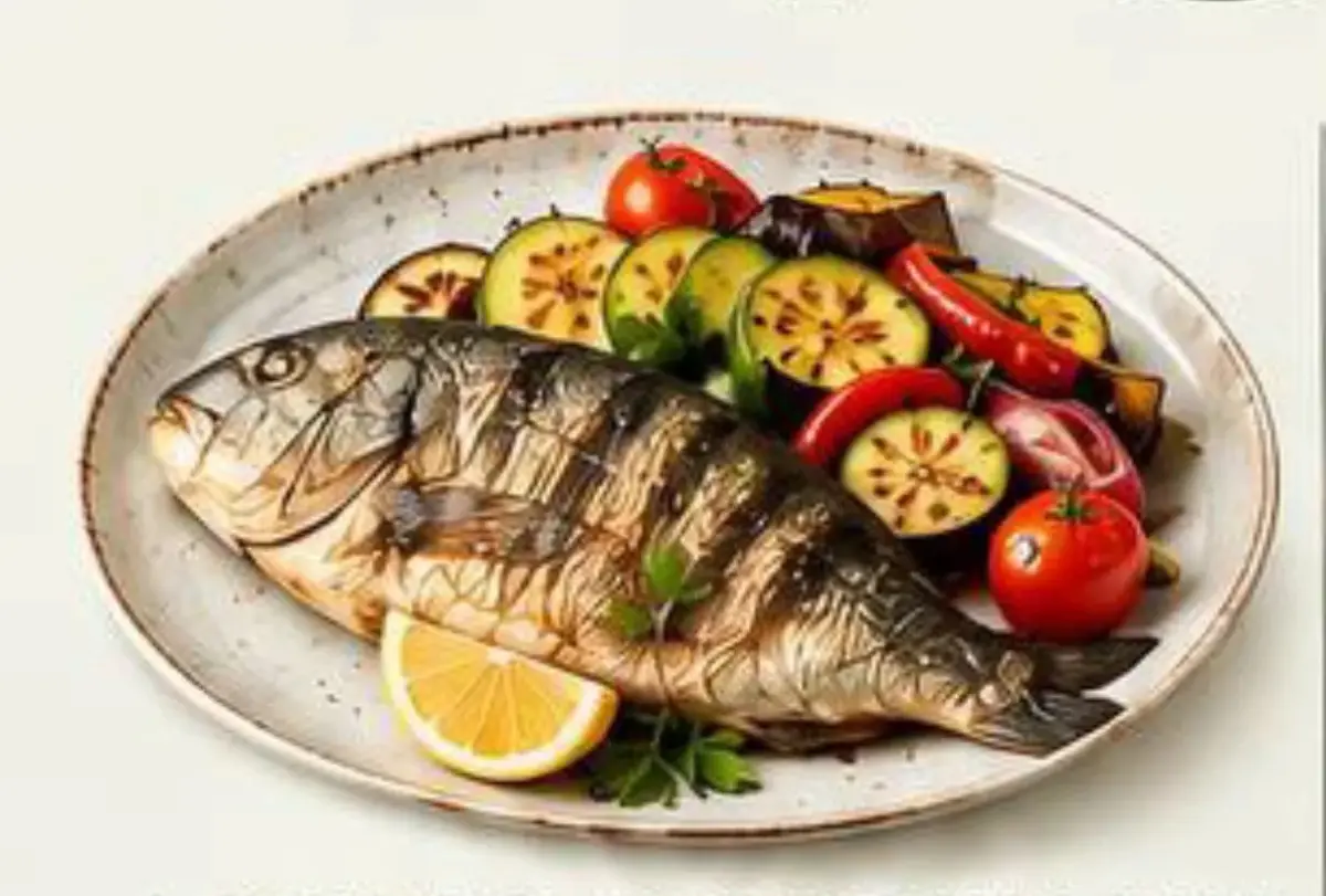 Дорадо с овощами Изображение Дорадо с овощами - Айво