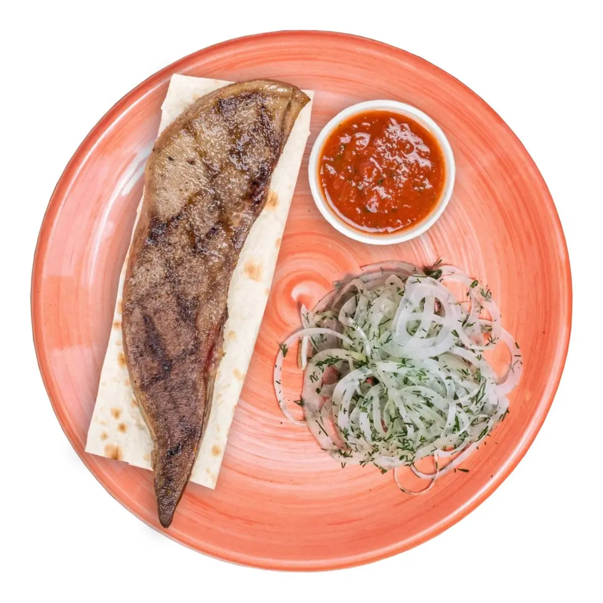 Стейк из языка Изображение Стейк из языка - Grill & Pizza
