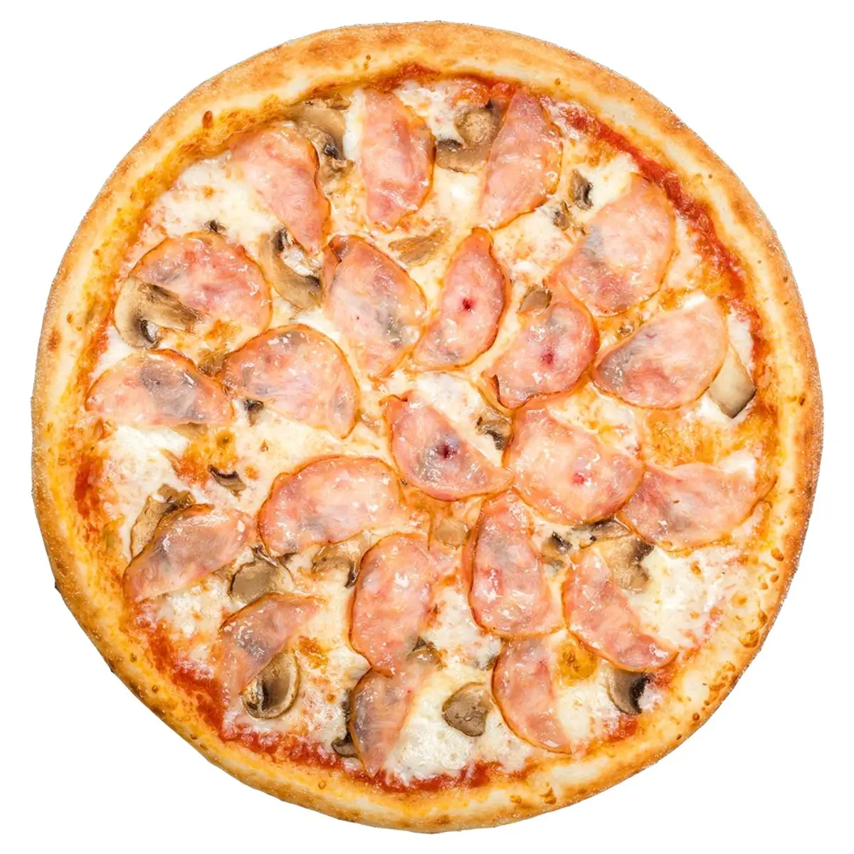 Пицца Ветчина и грибы Изображение Пицца Ветчина и грибы - Grill & Pizza