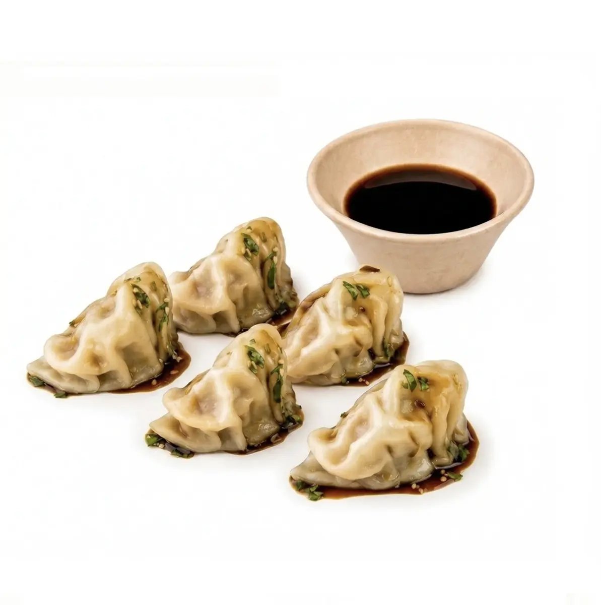 Гедзе с курицей Изображение Гедзе с курицей - Японский лосось