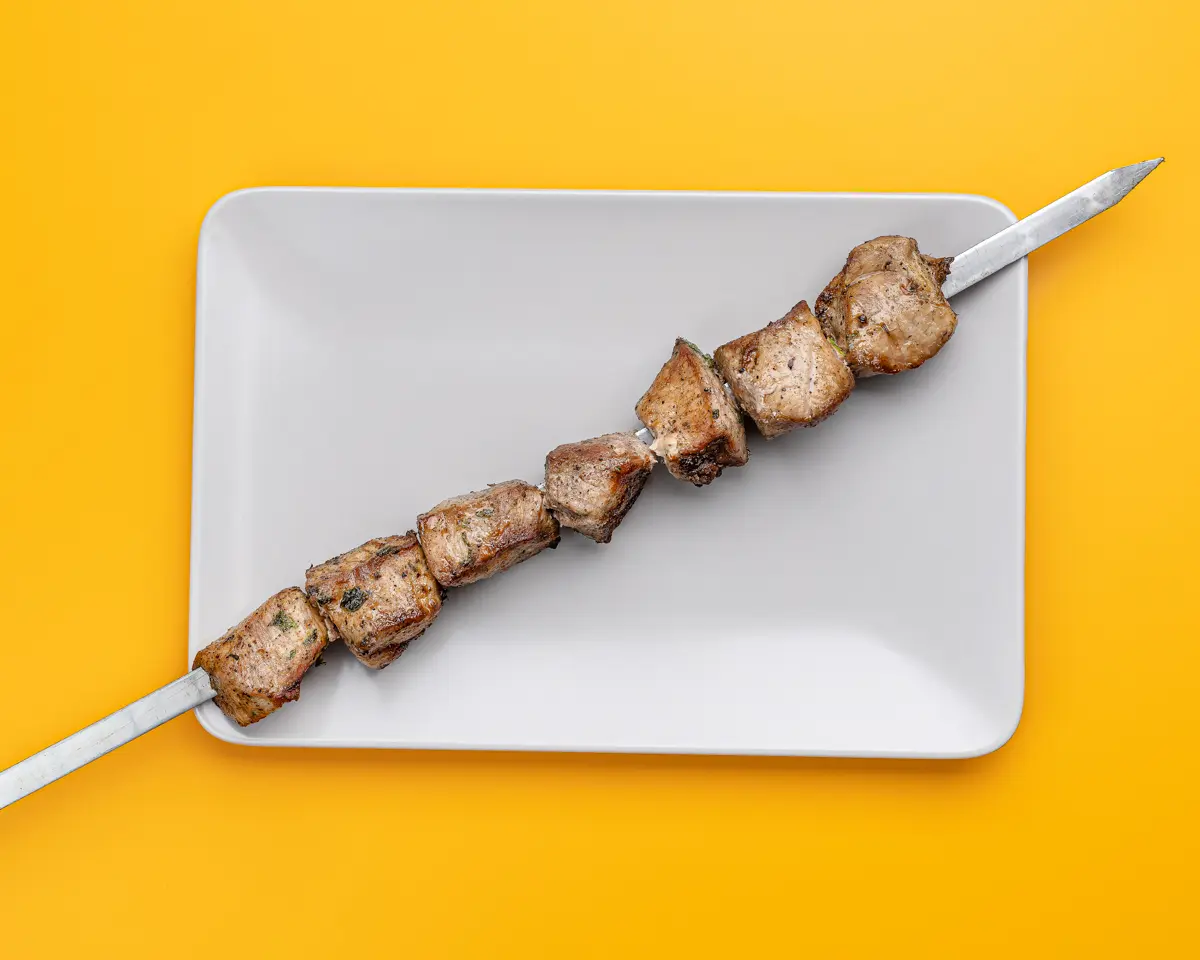 Шашлык из свиной шеи Изображение Шашлык из свиной шеи - Meat project