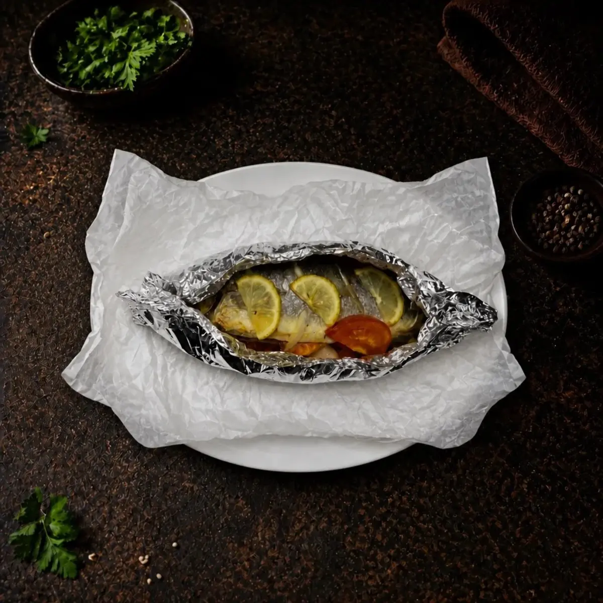Сибас с овощами Изображение Сибас с овощами - PULSE