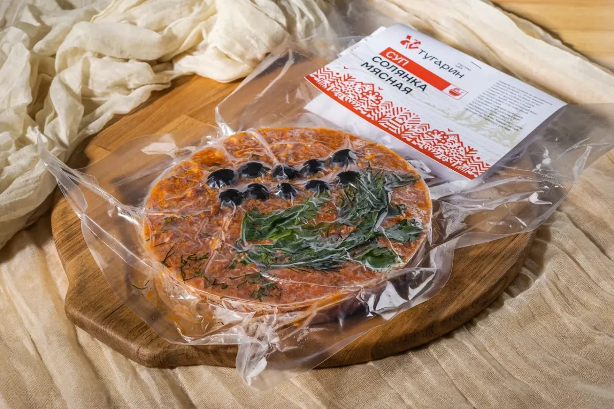 Суп Солянка мясная - 2 порции Изображение Суп Солянка мясная - 2 порции - Тугарин