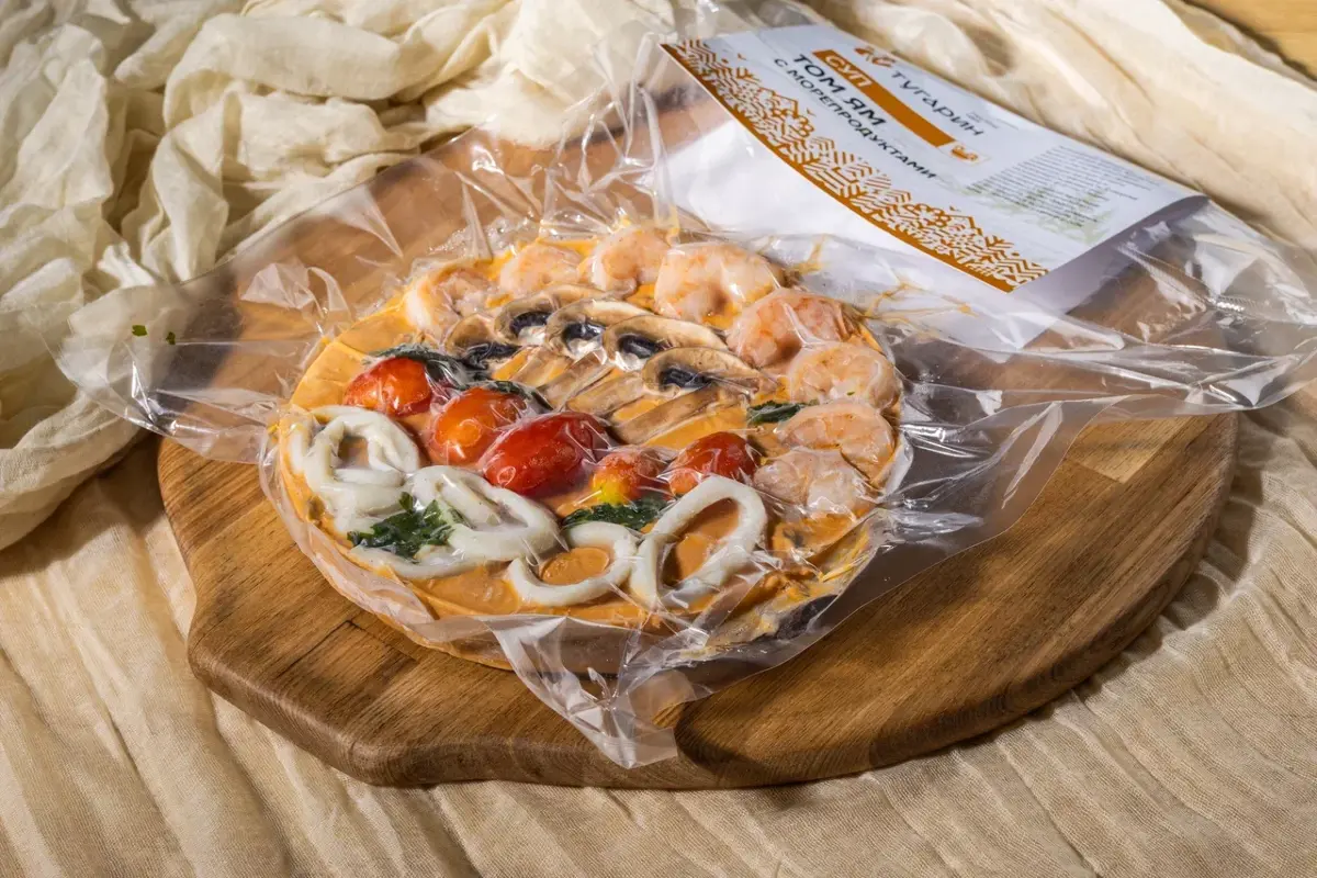 Суп Том Ям с морепродуктами - 2 порции Изображение Суп Том Ям с морепродуктами - 2 порции - Тугарин