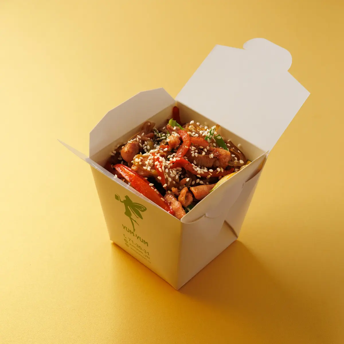 Харусаме с курицей + соус на выбор Изображение Харусаме с курицей + соус на выбор - Ям ям